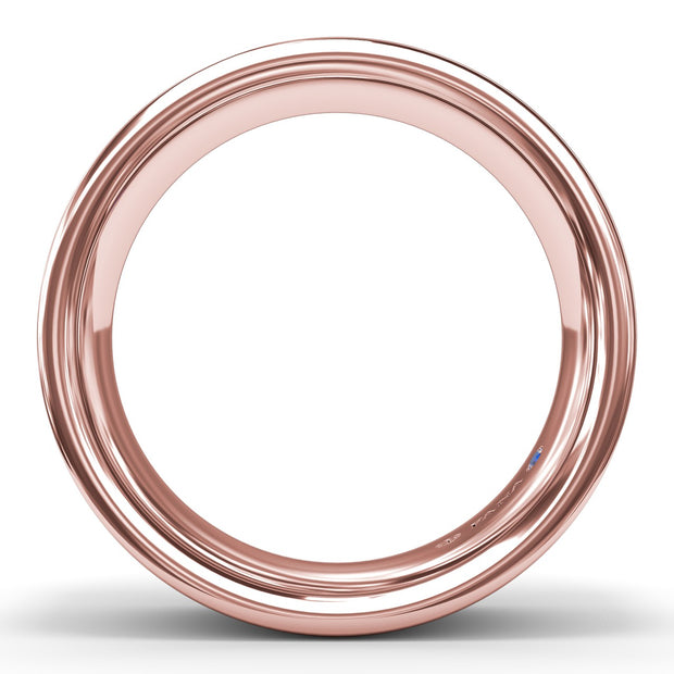 Sandblast Finish Mens Band