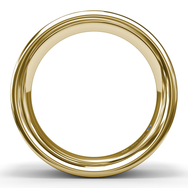 Sandblast Finish Mens Band