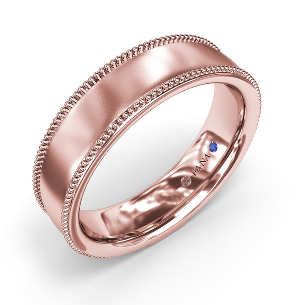 Sandblast Finish Mens Band