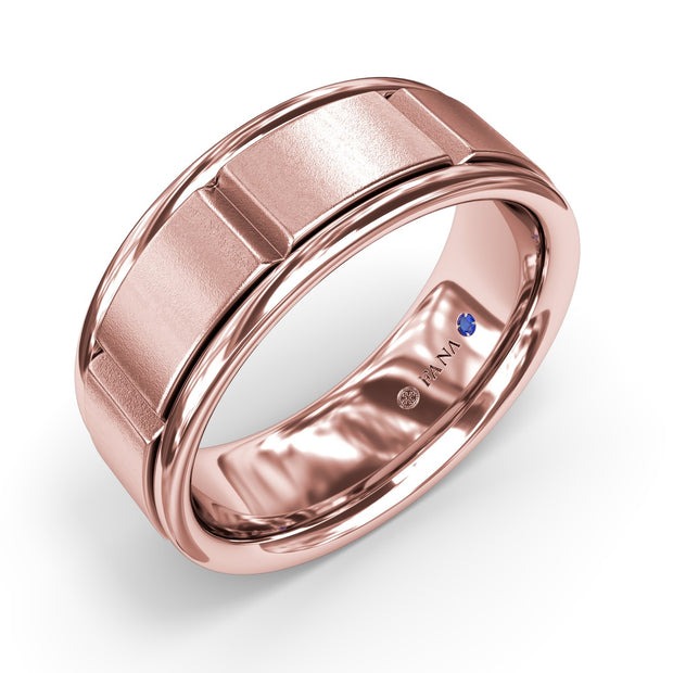 Sandblast Finish Mens Band