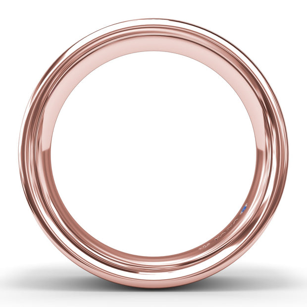 Sandblast Finish Mens Band