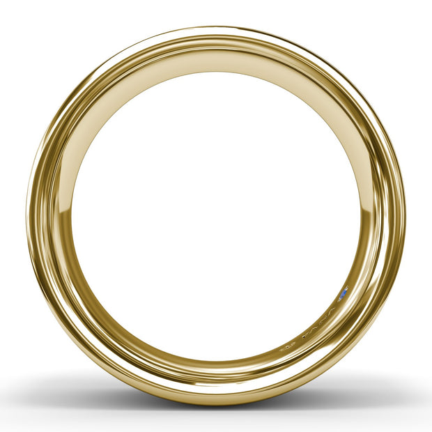 Sandblast Finish Mens Band
