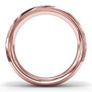 Sandblast Finish Mens Band