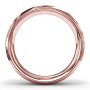Sandblast Finish Mens Band
