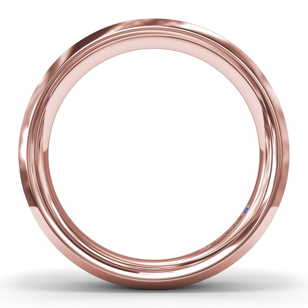 Sandblast Finish Mens Band