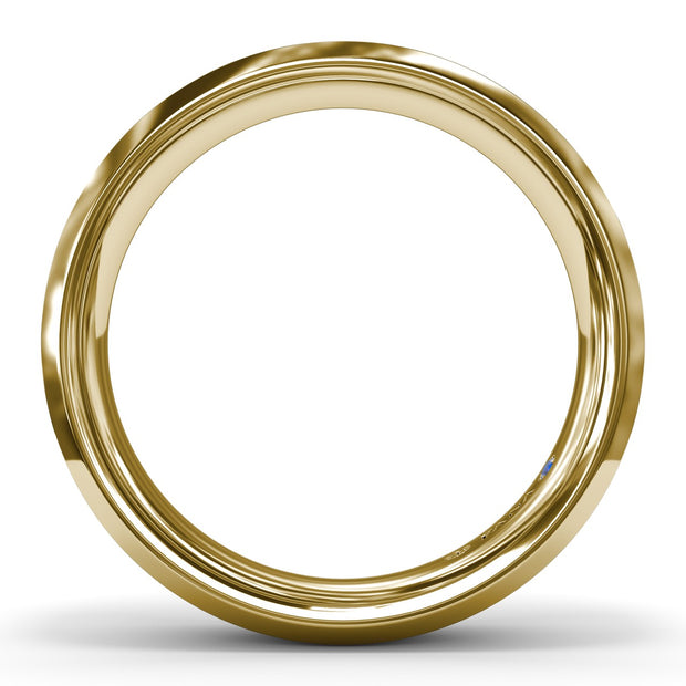Sandblast Finish Mens Band