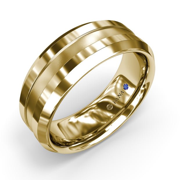 Sandblast Finish Mens Band