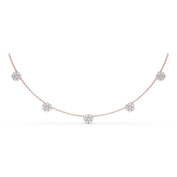 Magnolia Diamond Necklace