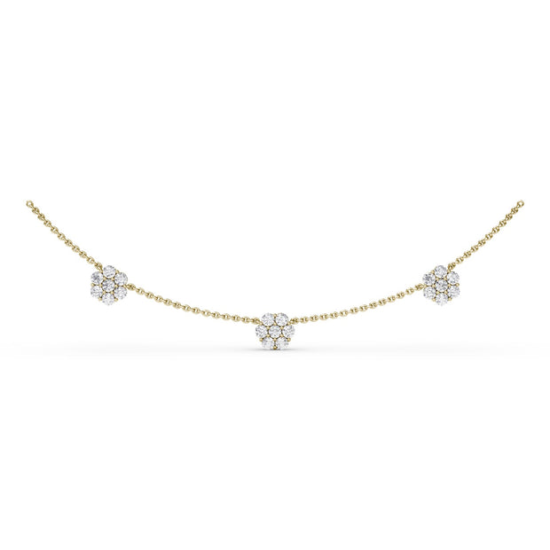 Magnolia Diamond Necklace