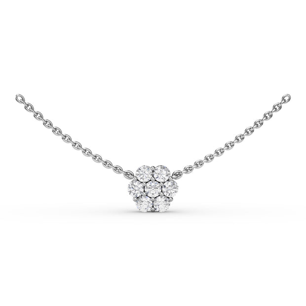 Magnolia Diamond Necklace