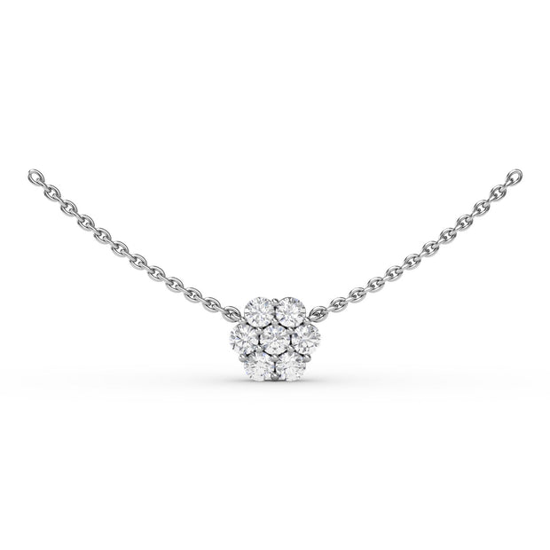 Magnolia Diamond Necklace