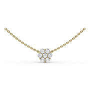Magnolia Diamond Necklace