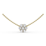 Magnolia Diamond Necklace