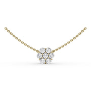 Magnolia Diamond Necklace