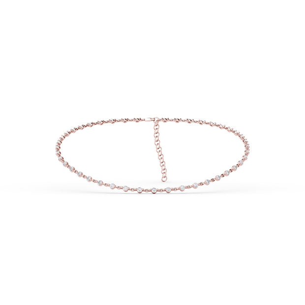 4ct Diamond Choker Necklace
