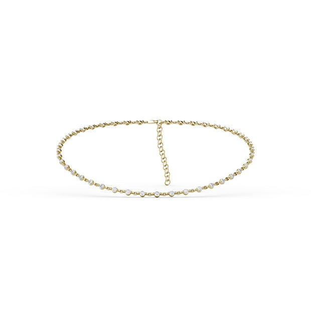 4ct Diamond Choker Necklace