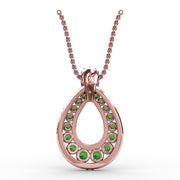 Steal The Spotlight Emerald and Diamond Pendant