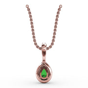 Statement Emerald and Diamond Pendant