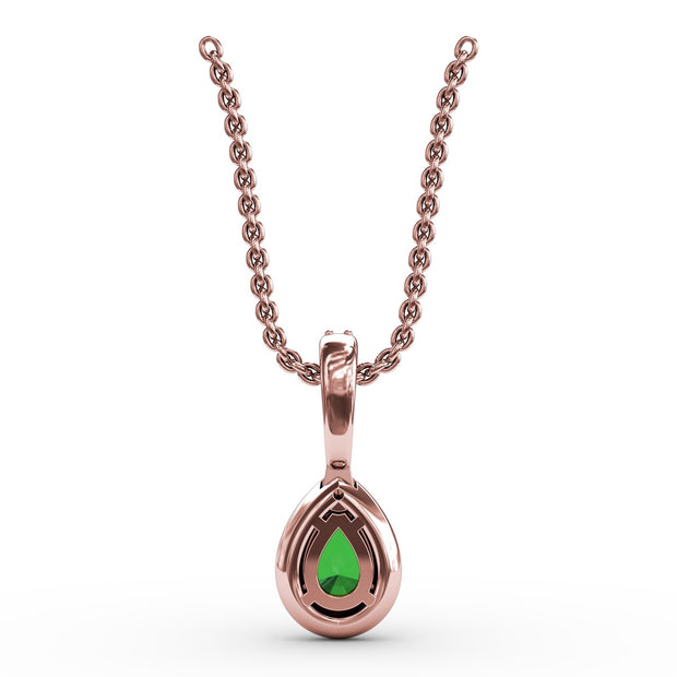 Statement Emerald and Diamond Pendant