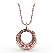 Always and Forever Ruby Pendant