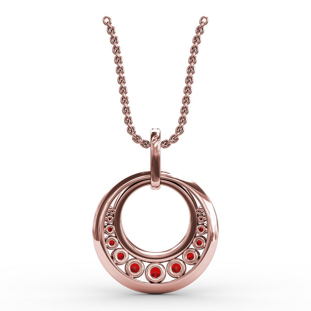 Always and Forever Ruby Pendant
