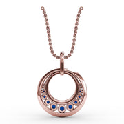 Always and Forever Sapphire Pendant