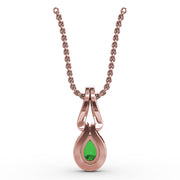 Make A Statement Emerald and Diamond Pendant