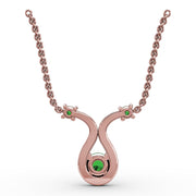 Full of Life Emerald and Diamond Pendant