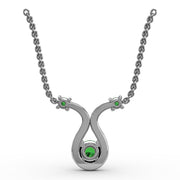 Full of Life Emerald and Diamond Pendant