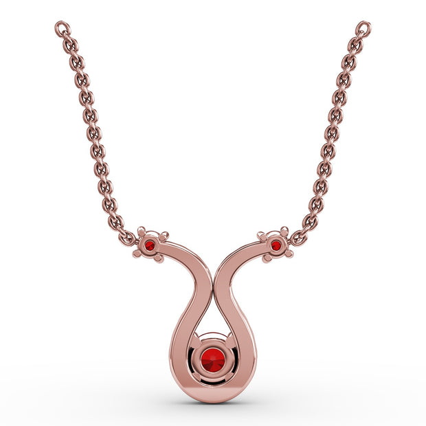 Full of Life Ruby and Diamond Pendant