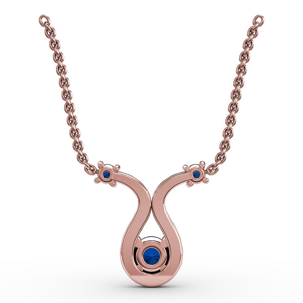 Full of Life Sapphire and Diamond Pendant