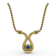 Full of Life Sapphire and Diamond Pendant