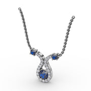 Full of Life Sapphire and Diamond Pendant