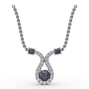 Full of Life Sapphire and Diamond Pendant