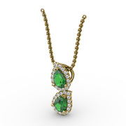 Double The Trouble Diamond Pendant