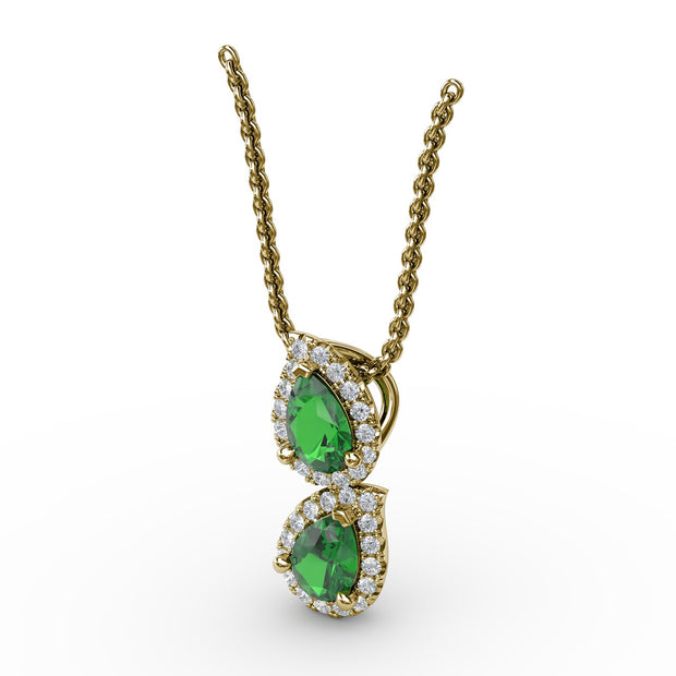 Double The Trouble Diamond Pendant