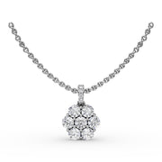 Magnolia Diamond Pendant