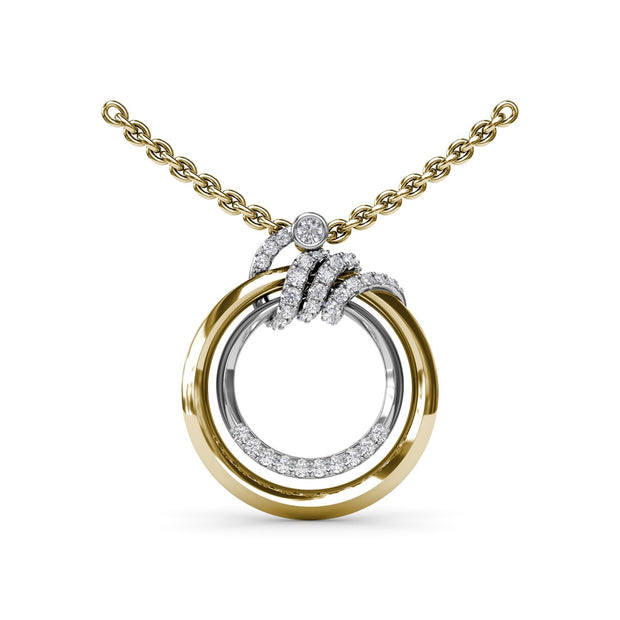 Spyre Double Circle Pendant