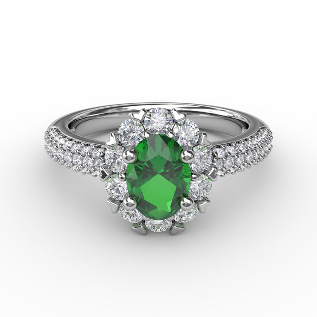 Blossoming Halo Ring