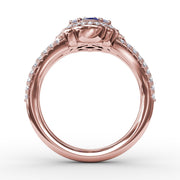 Make A Statement Sapphire and Diamond Ring