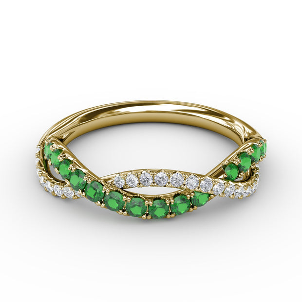 Infinite Love Emerald and Diamond Ring