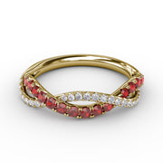 Infinite Love Ruby and Diamond Ring