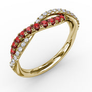 Infinite Love Ruby and Diamond Ring