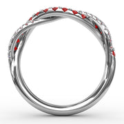 Infinite Love Ruby and Diamond Ring
