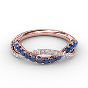 Infinite Love Sapphire and Diamond Ring