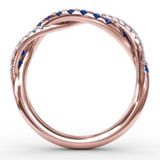 Infinite Love Sapphire and Diamond Ring