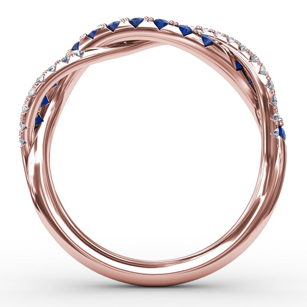 Infinite Love Sapphire and Diamond Ring