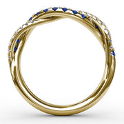 Infinite Love Sapphire and Diamond Ring