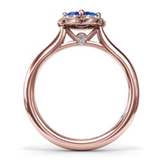 Floral Sapphire and Diamond Ring
