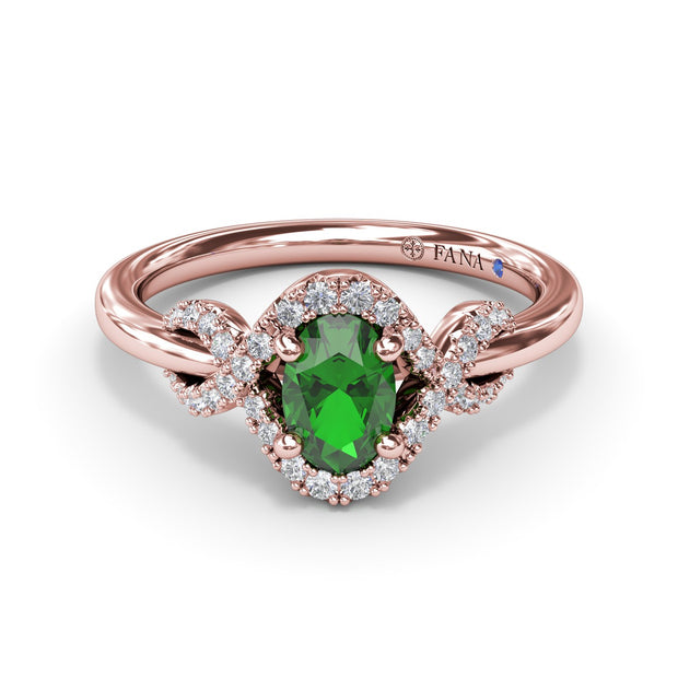 Love Knot Emerald Ring